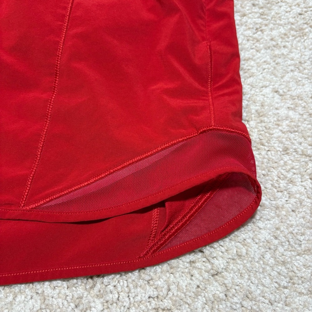 Lululemon Red Hotty Hot Short II *Long 4" First Release Size 6 - Picture 5 of 11
